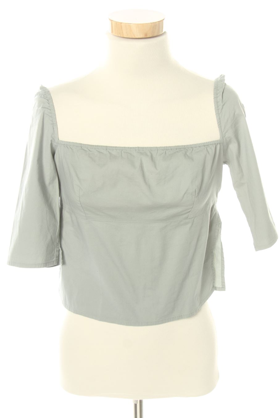 Blouse à manches courtes Mango de la taille M, de couleur gris