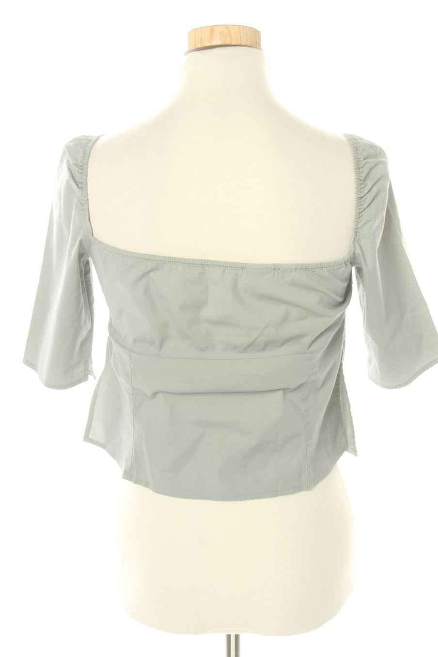 Blouse à manches courtes Mango de la taille M, de couleur gris