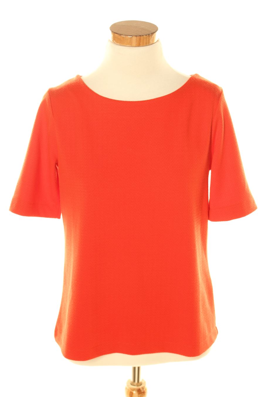 Blouse à manches courtes Camaieu de la taille S, de couleur rouge