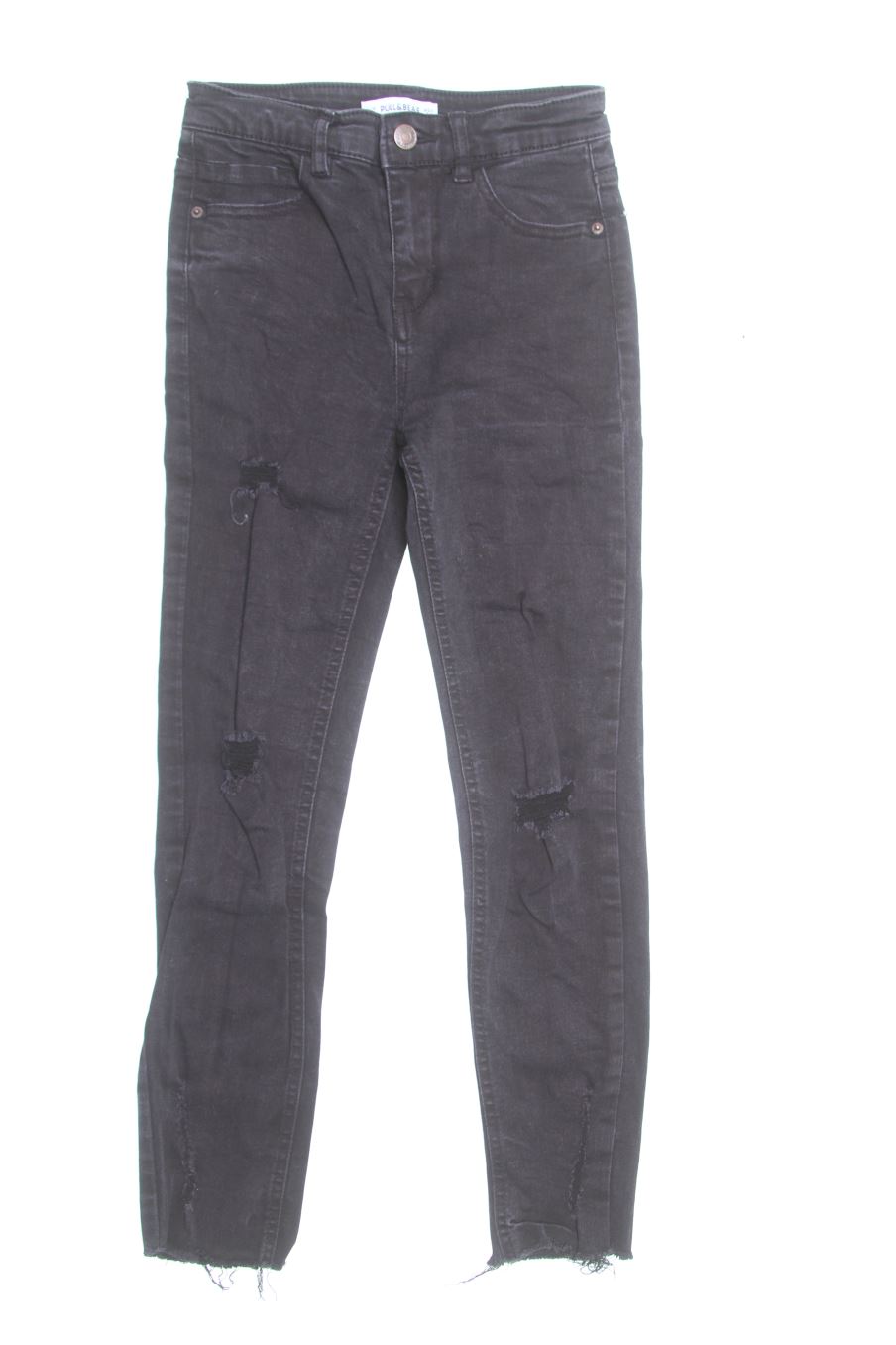 Jeans Pull & Bear de la taille 34, de couleur noir de denim