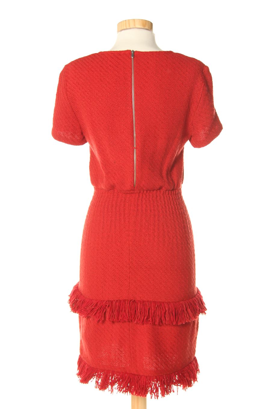 Robe casual Maje de la taille S, de couleur rouge