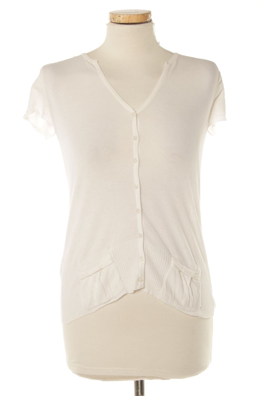 Gilet Mango de la taille XL, de couleur blanc