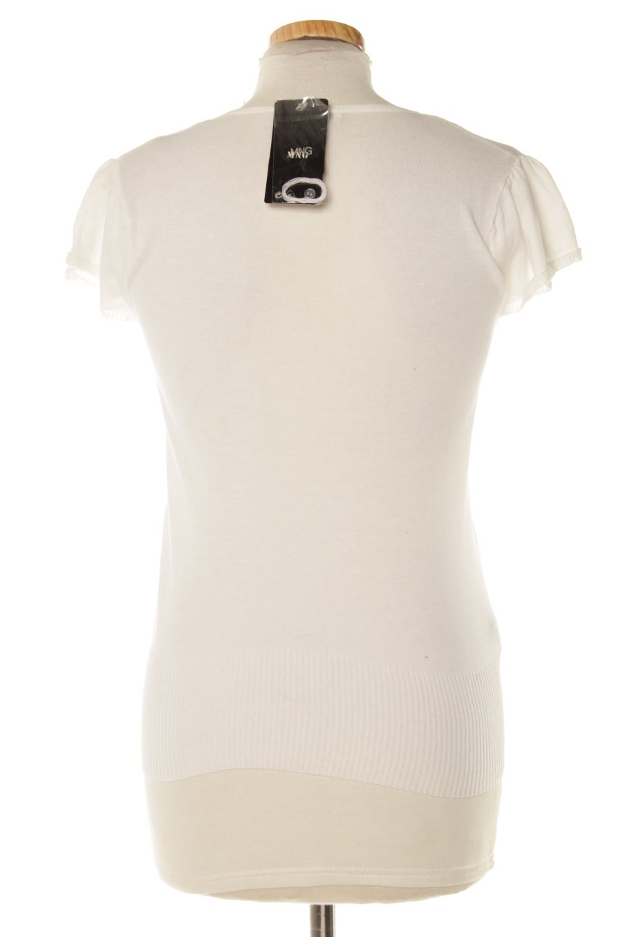 Gilet Mango de la taille XL, de couleur blanc