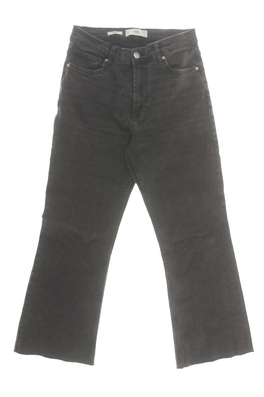 Jeans Mango de la taille 38, de couleur noir de denim