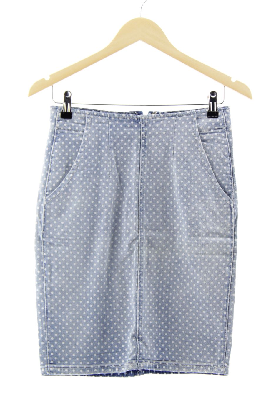 Jupe SUITEBLANCO de la taille 36, de couleur bleu de denim