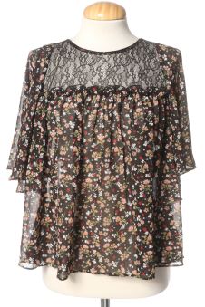 Blusa de manga corta M Zara