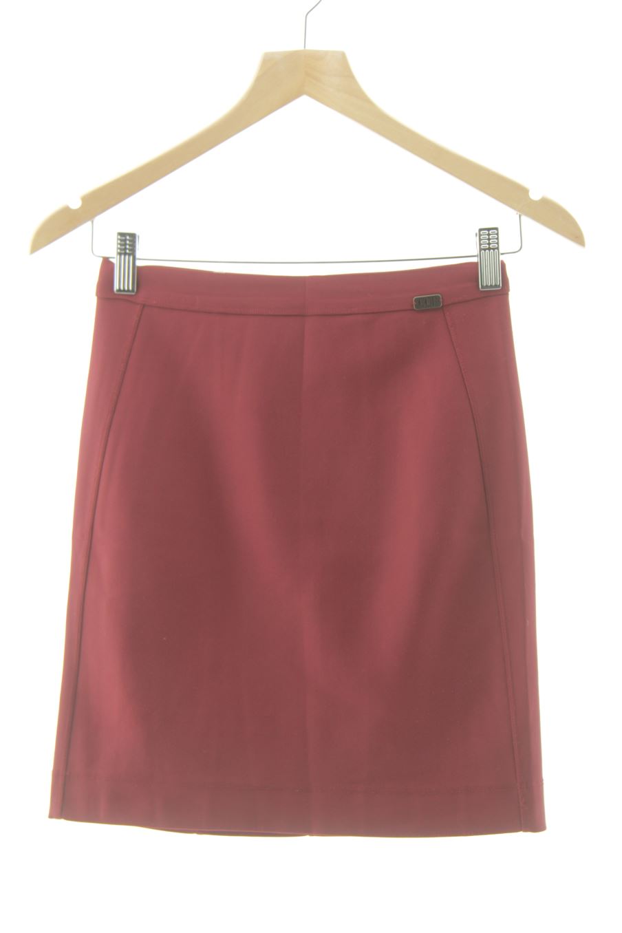Falda de Cop copine de la talla 38, de color burdeos