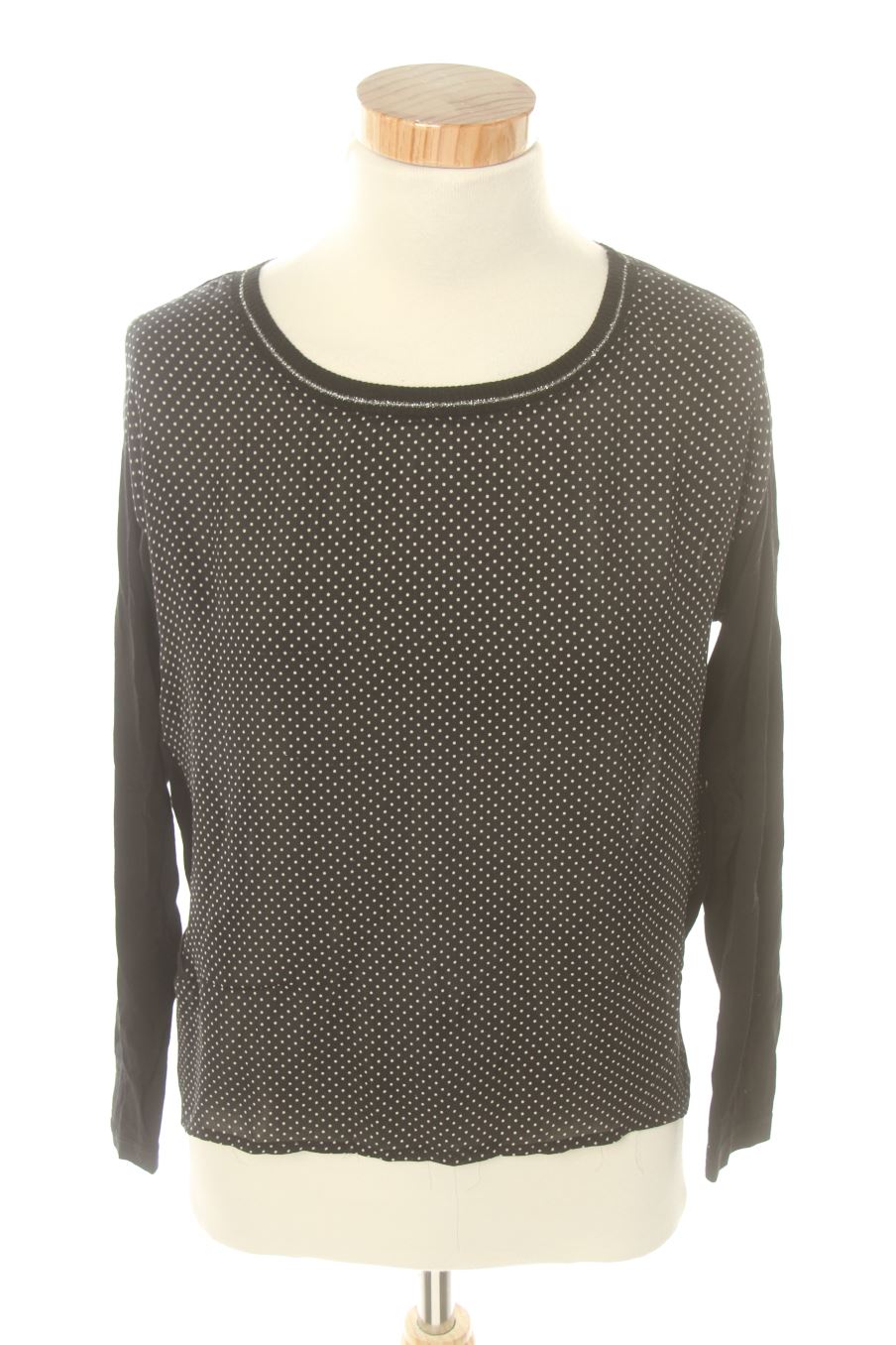 Blusa de manga larga de Promod de la talla S, de color negro