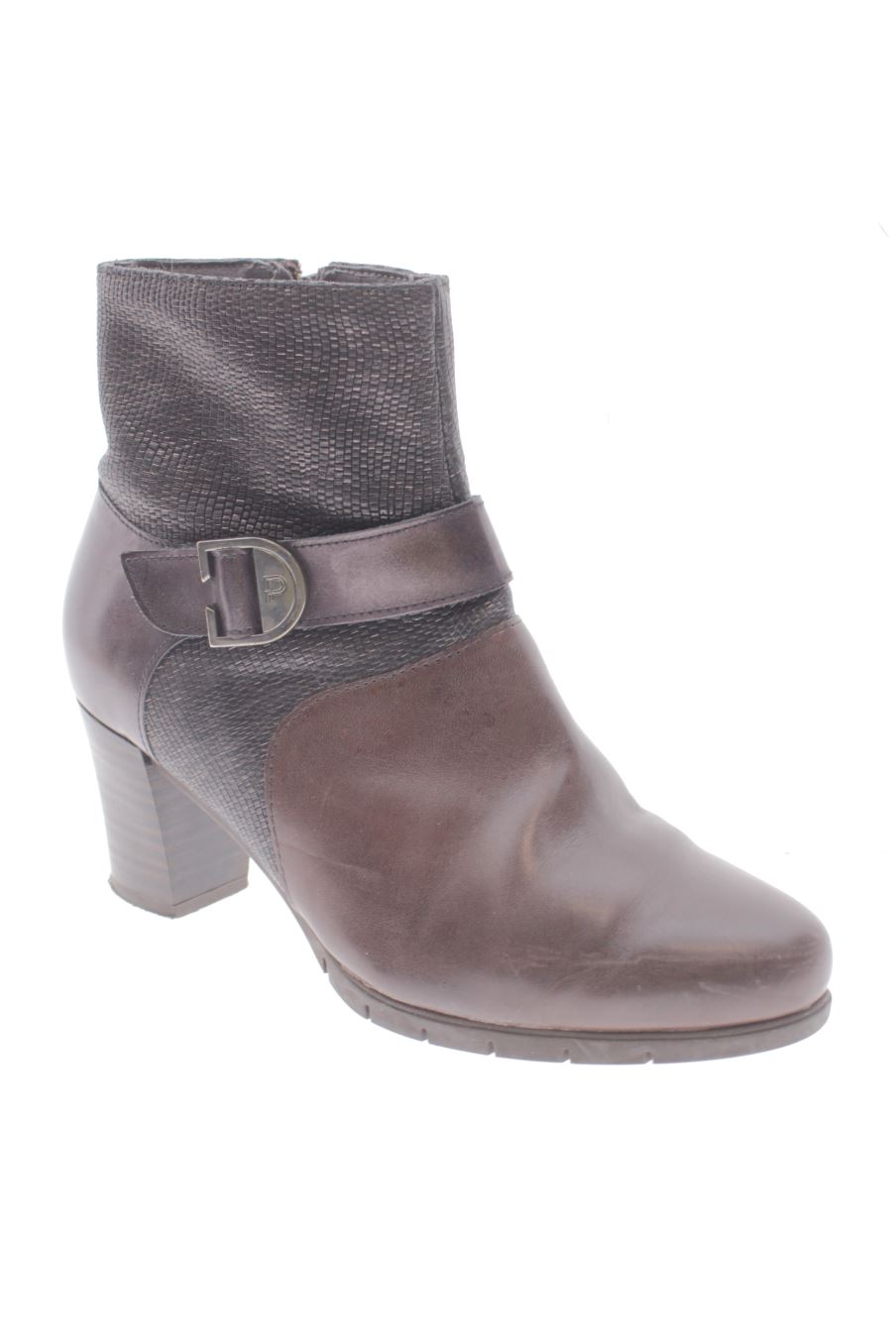 Botines de Pitillos de la talla 37, de color marrón de
