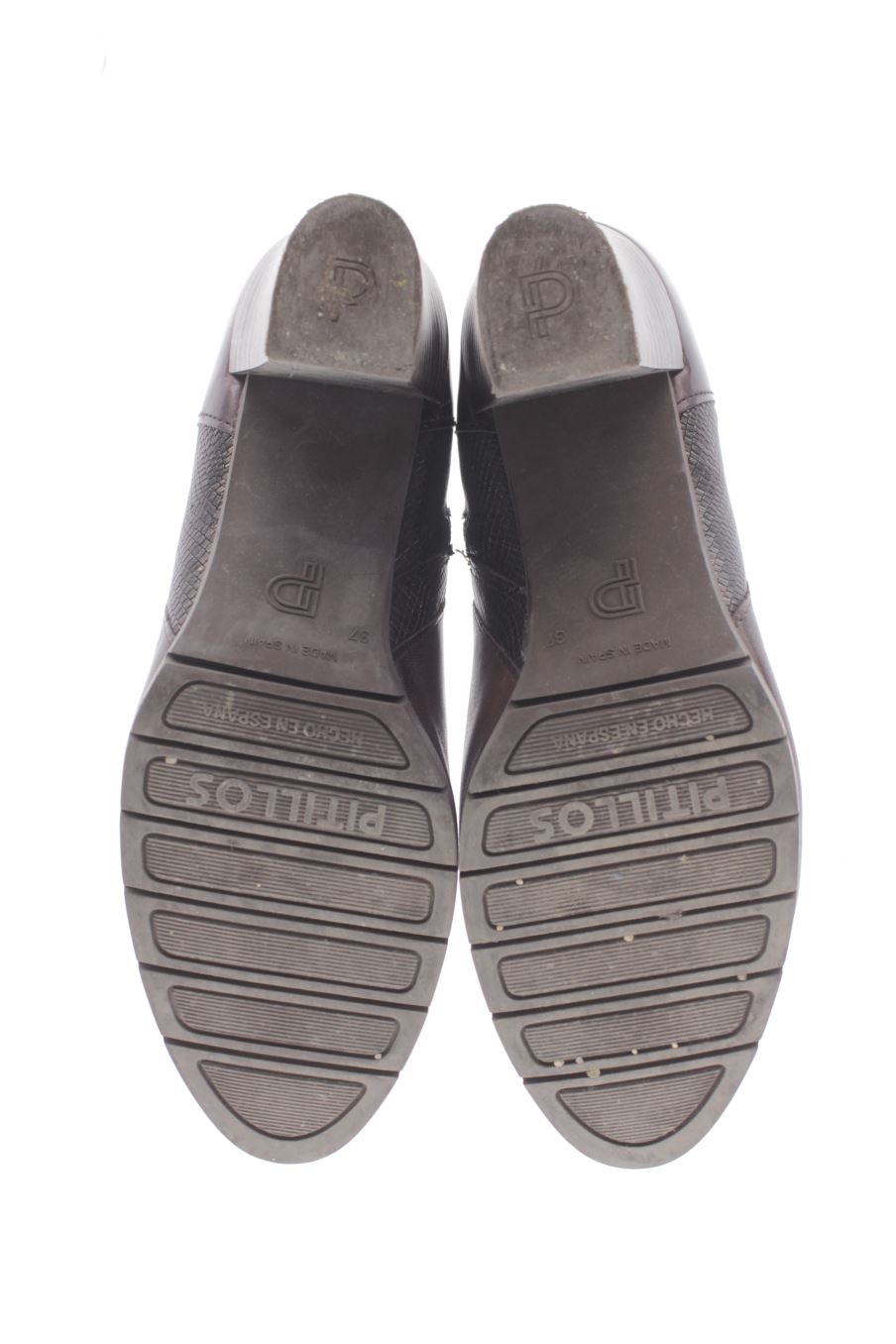Botines de Pitillos de la talla 37, de color marrón de