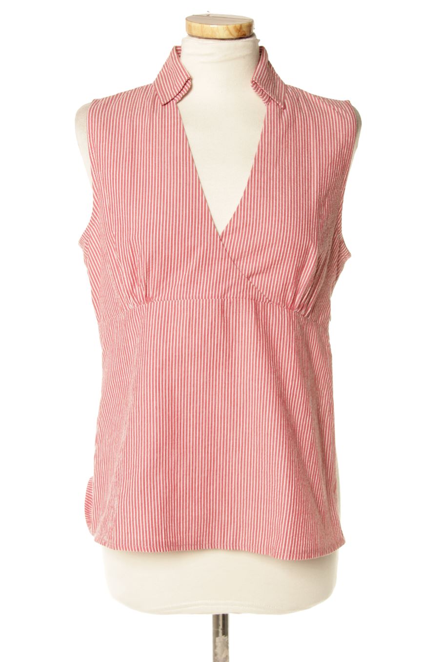 Camisa sin mangas de Mango de la talla M, de color rayas