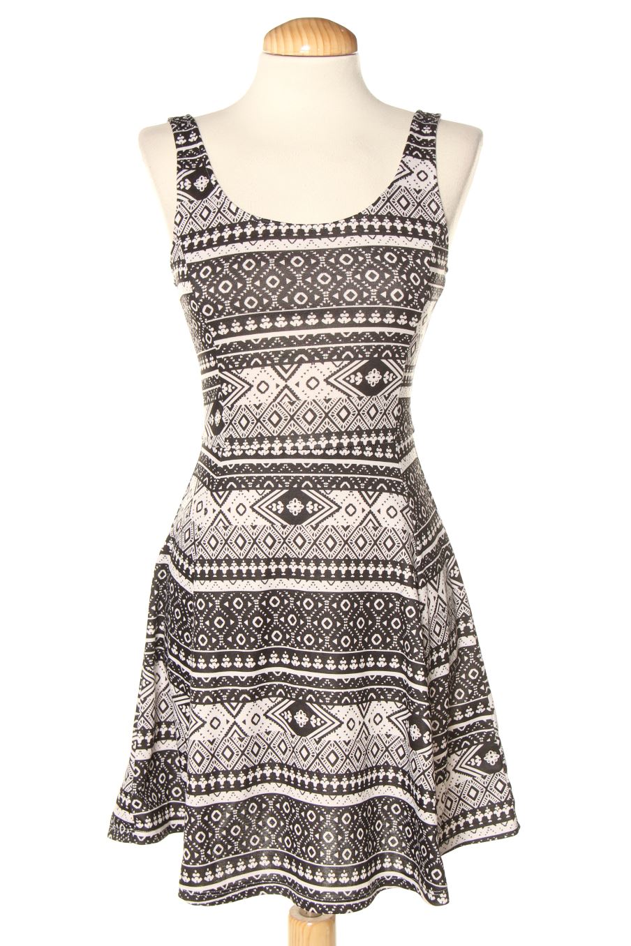 Vestido casual de H&M de la talla 34, de color negro