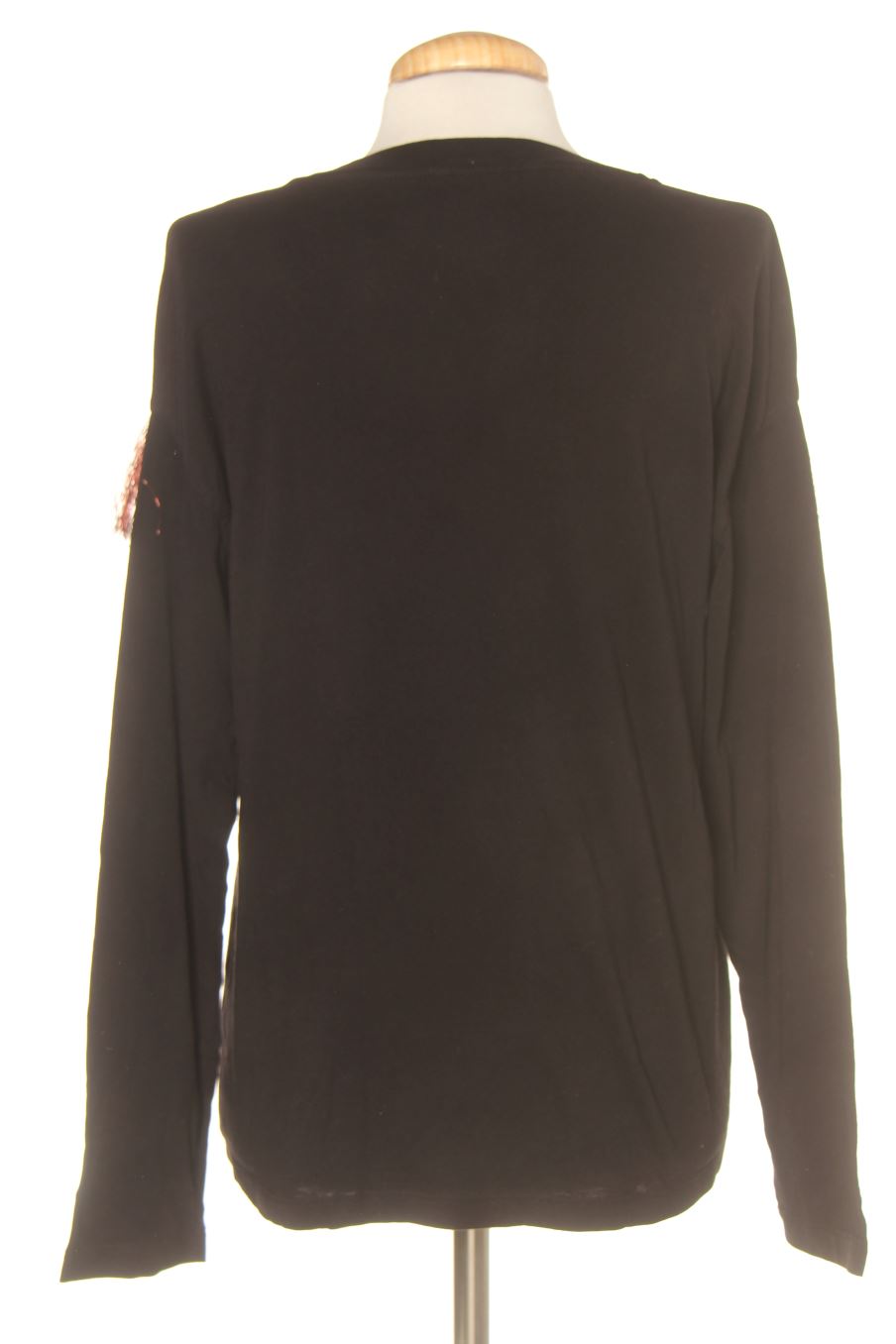 Camiseta manga larga de PERCENTIL de la talla S, de color negro