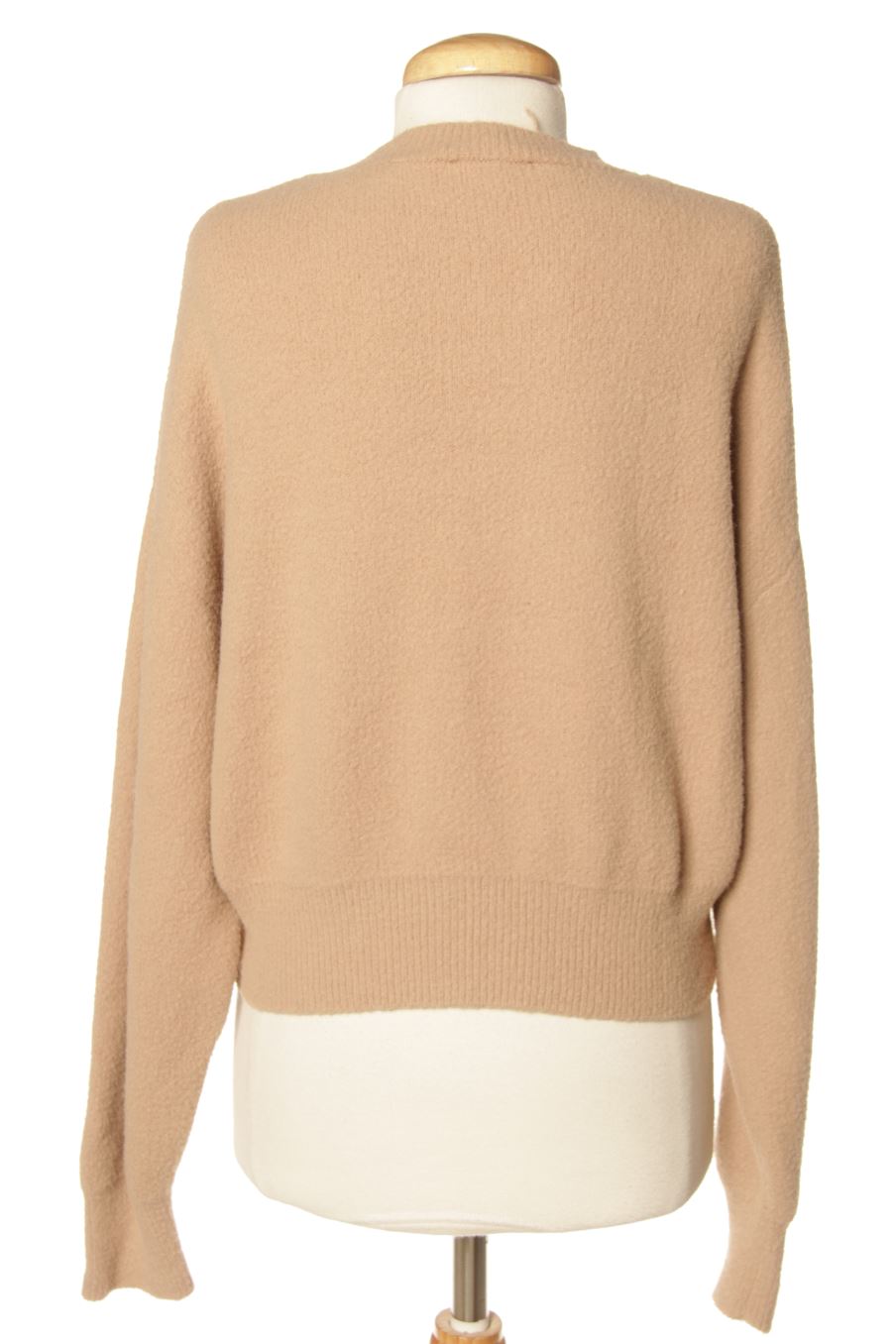 Pull Bershka de la taille S, de couleur beige