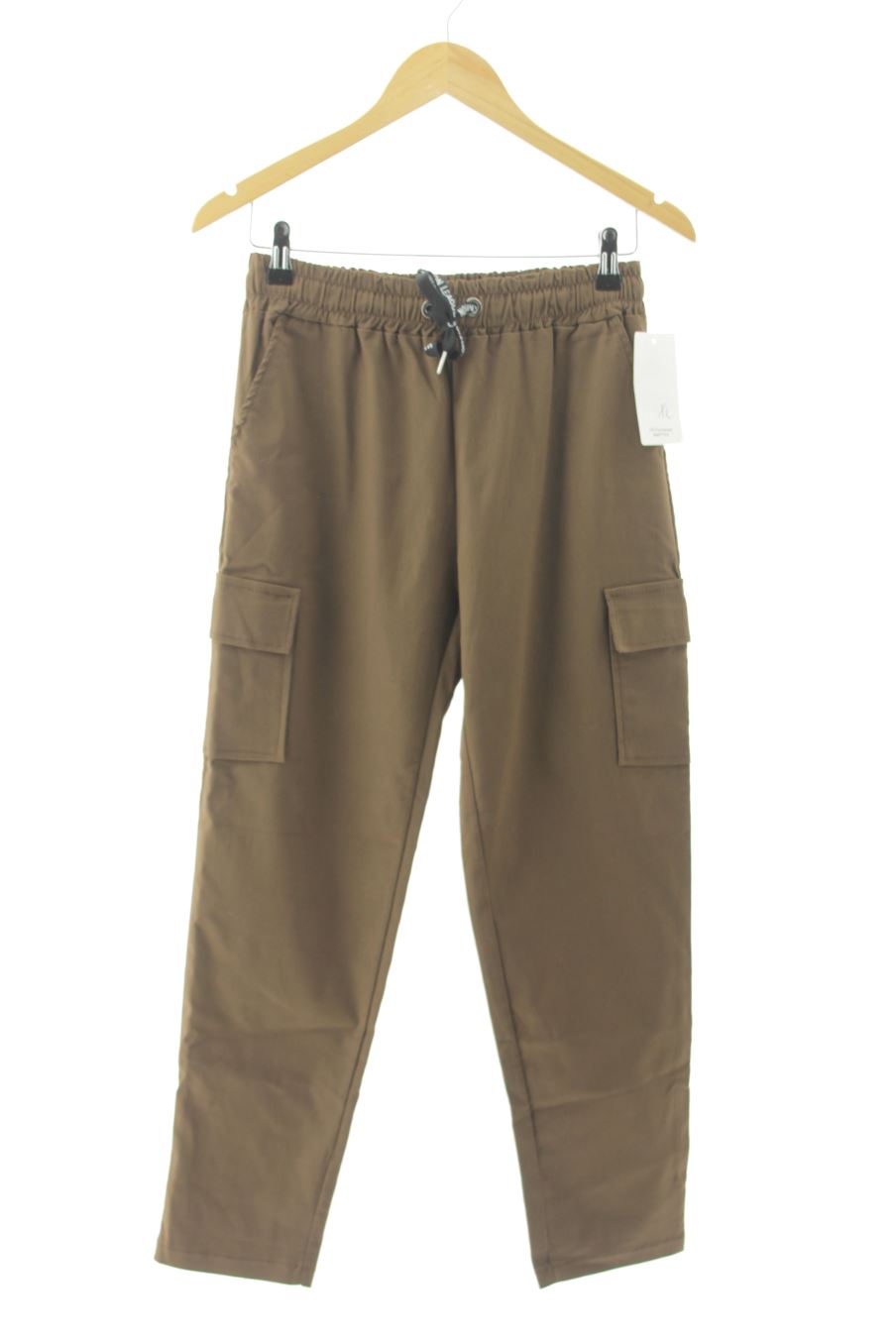 Pantalon Casual Made in italy de la taille XL, de couleur marron