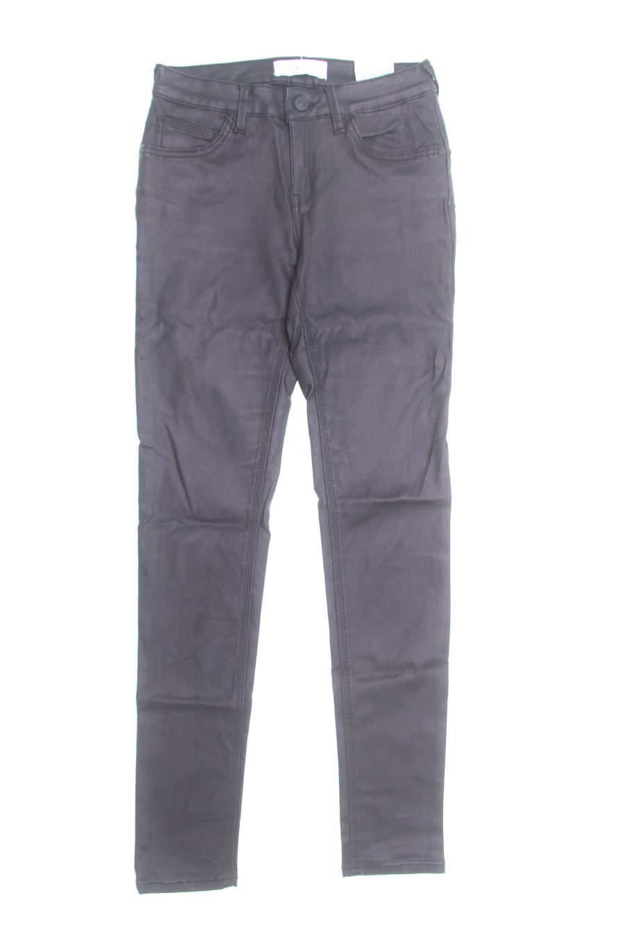 Vaqueros de Mango de la talla 34, de color negro de ropa vaquera