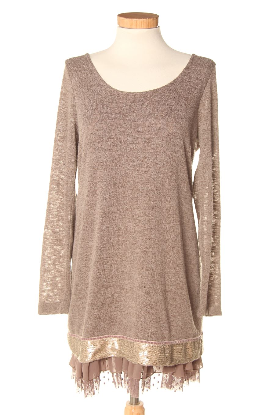 Einfaches Kleid von Nekane Größe S, Farbe Braun, für