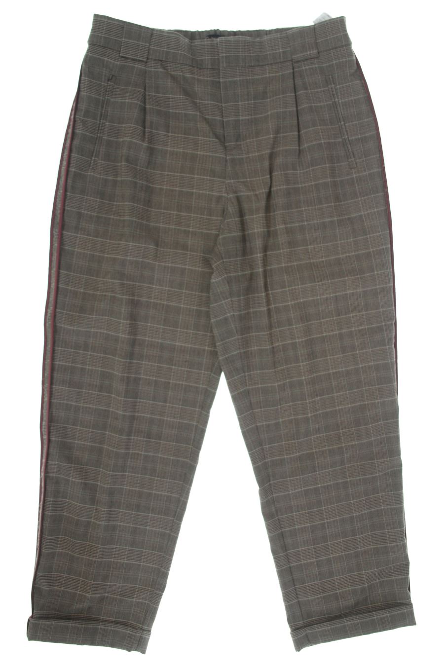 Pantalon Trafaluc de la taille M, de couleur carreaux