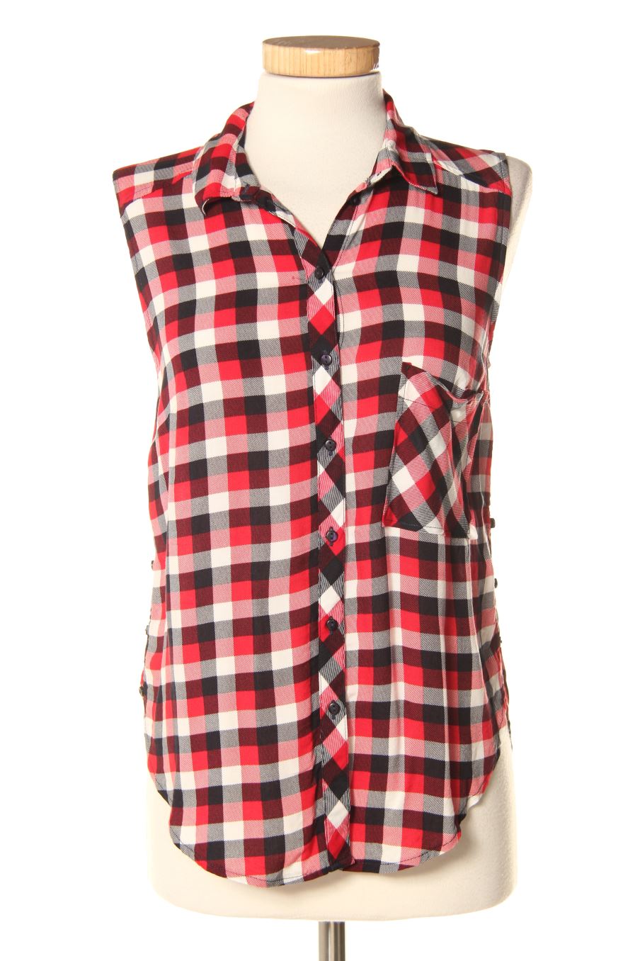 Chemise sans manches Springfield de la taille XS, de couleur carreaux