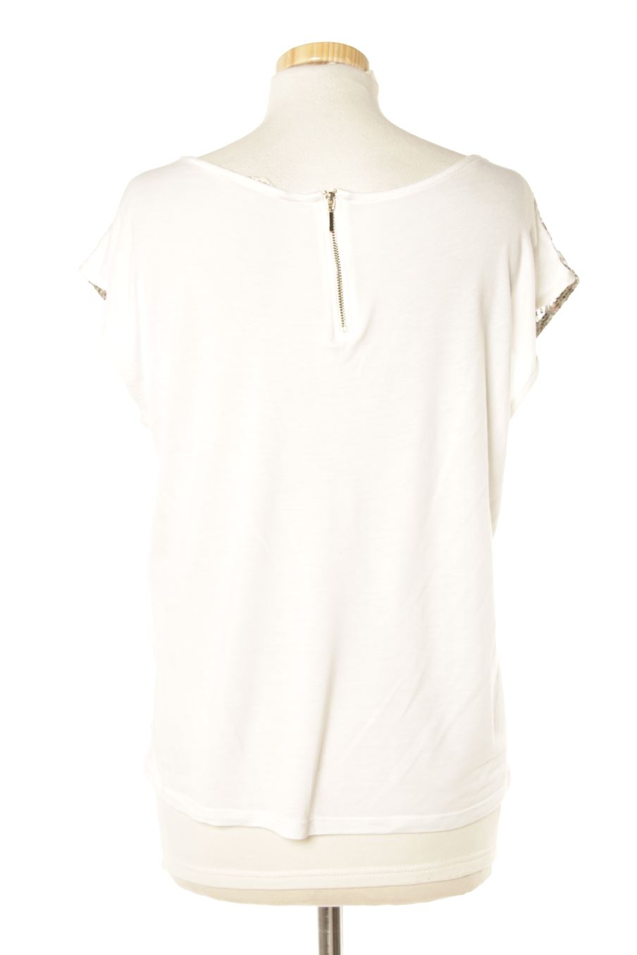 Blouse à manches courtes Naf Naf de la taille M, de couleur imprimés
