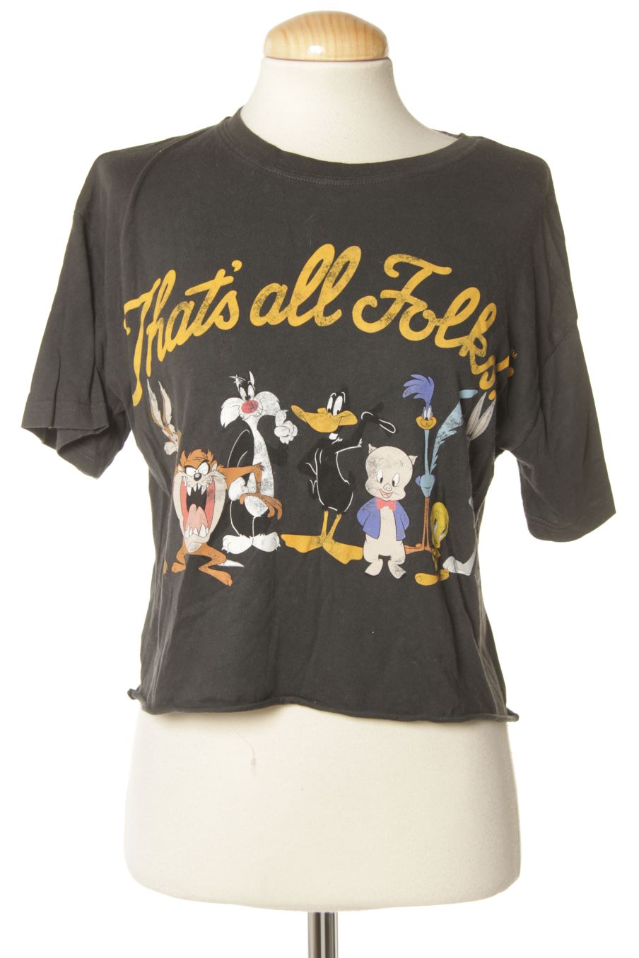 T-shirt Pull & Bear de la taille S, de couleur gris