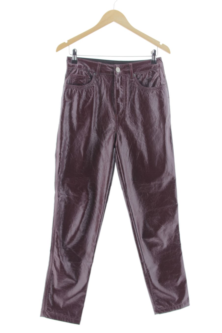 Hose von ASOS Größe 38, Farbe Bordeaux, aus Synthetisch für