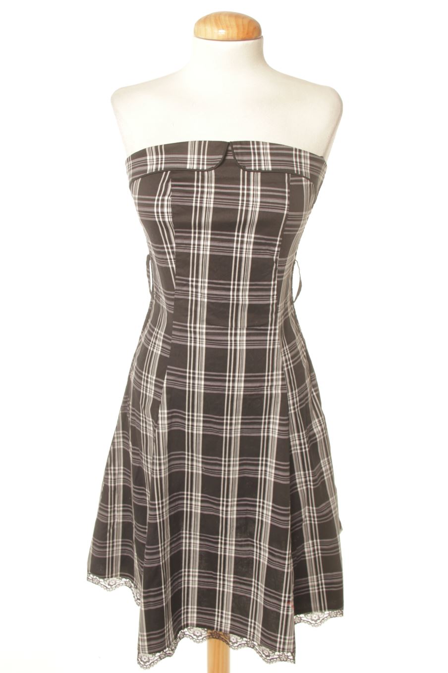 Robe casual Amisu de la taille 34, de couleur carreaux