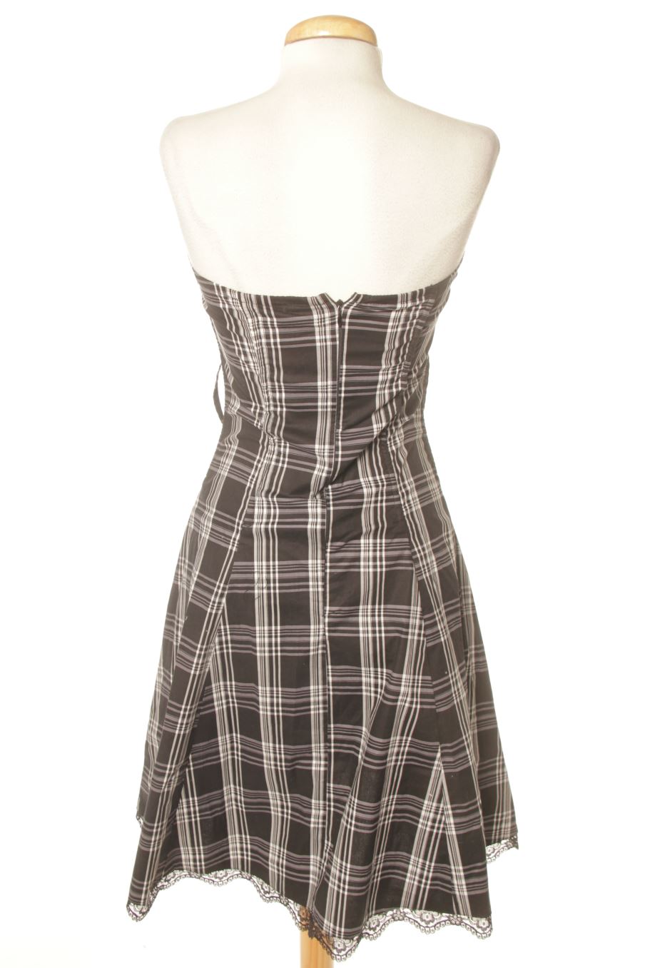 Robe casual Amisu de la taille 34, de couleur carreaux