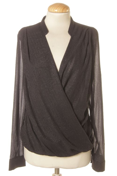 Blusa a maniche lunghe