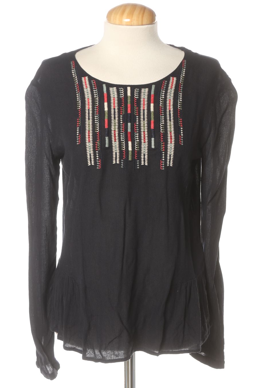Blouse à manches longues Edc (ESPRIT) de la taille XS, de couleur bleu marine