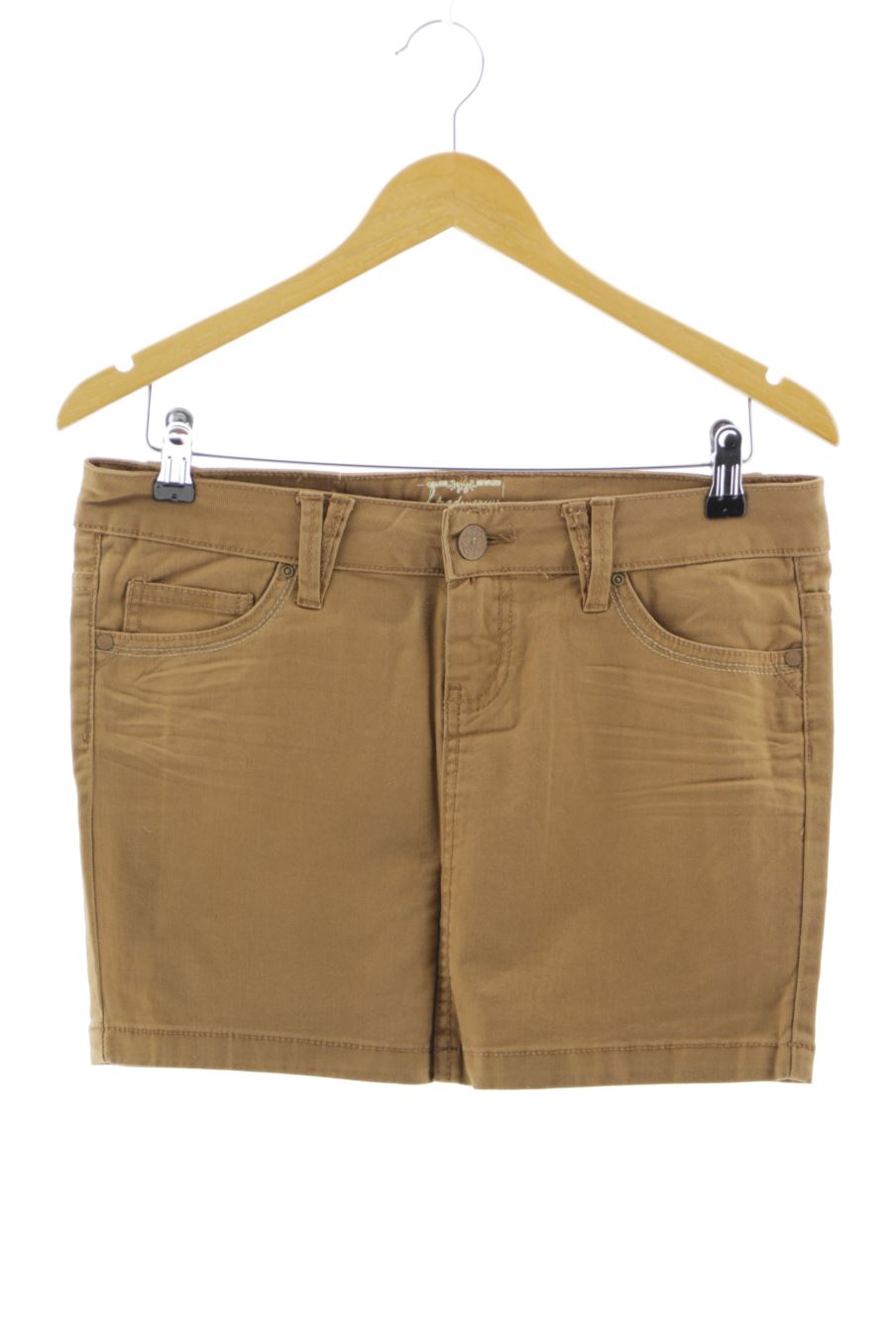 Jupe Stradivarius de la taille 38, de couleur marron de denim
