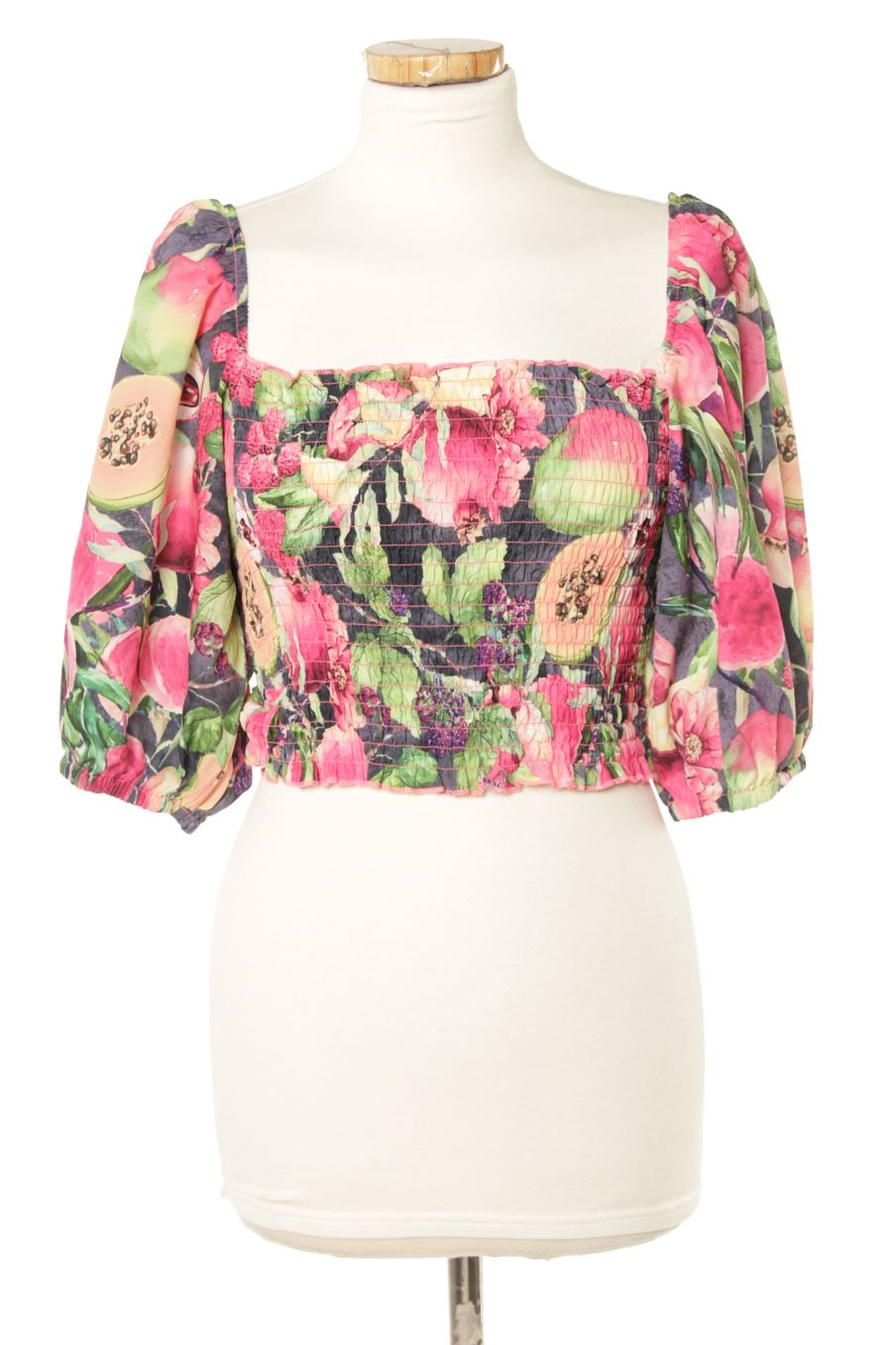 Blouse à manches courtes Women' secret de la taille L, de couleur fleurs