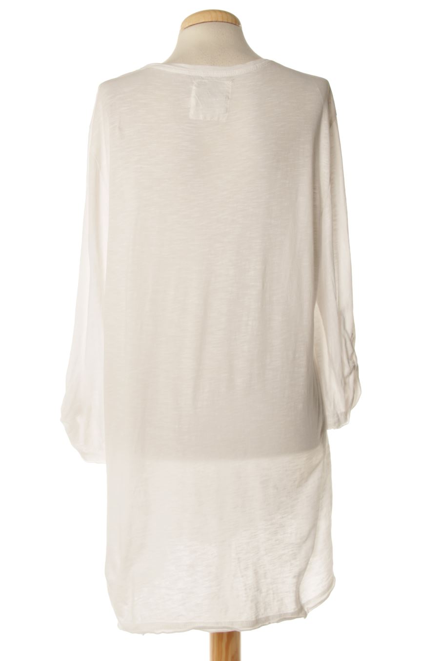 T-shirt à manches longues H&M de la taille XL, de couleur blanc