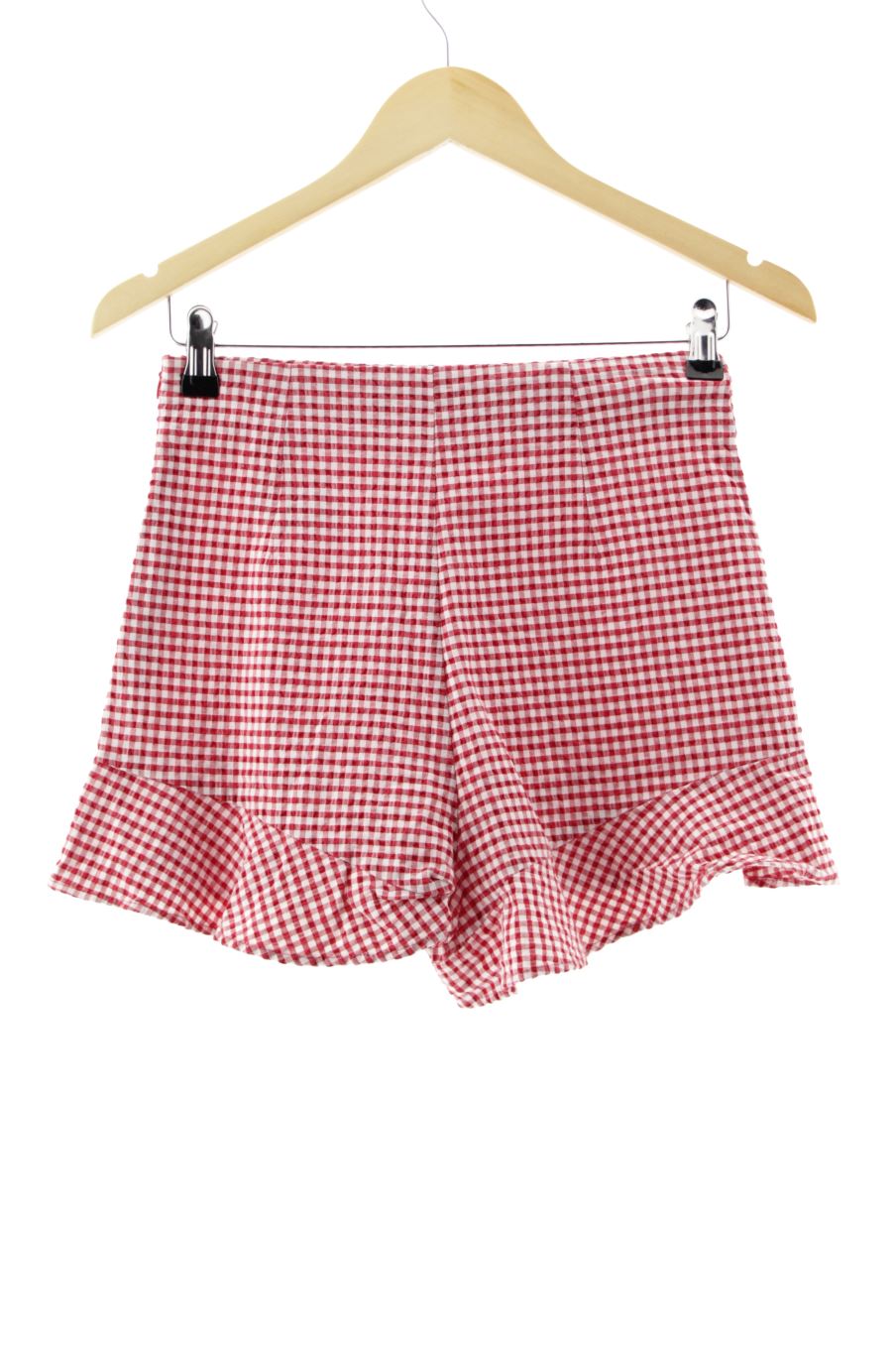 Pantalones cortos de Zara de la talla XS, de color cuadros