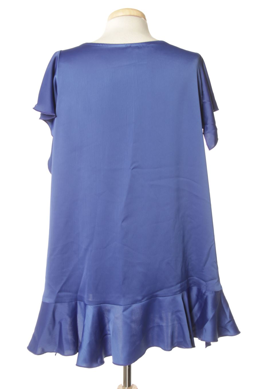Blusa de manga corta de AN II VITO de la talla L, de color azul marino
