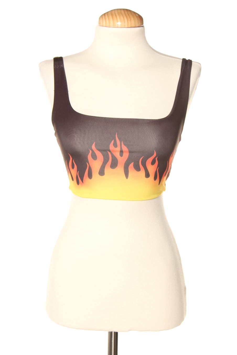 Top de Bershka de la talla XS, de color estampado