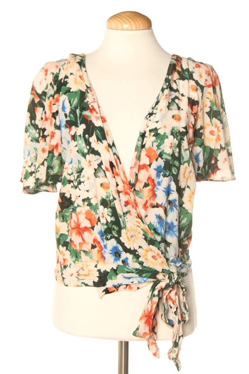 Blusa a maniche corte
