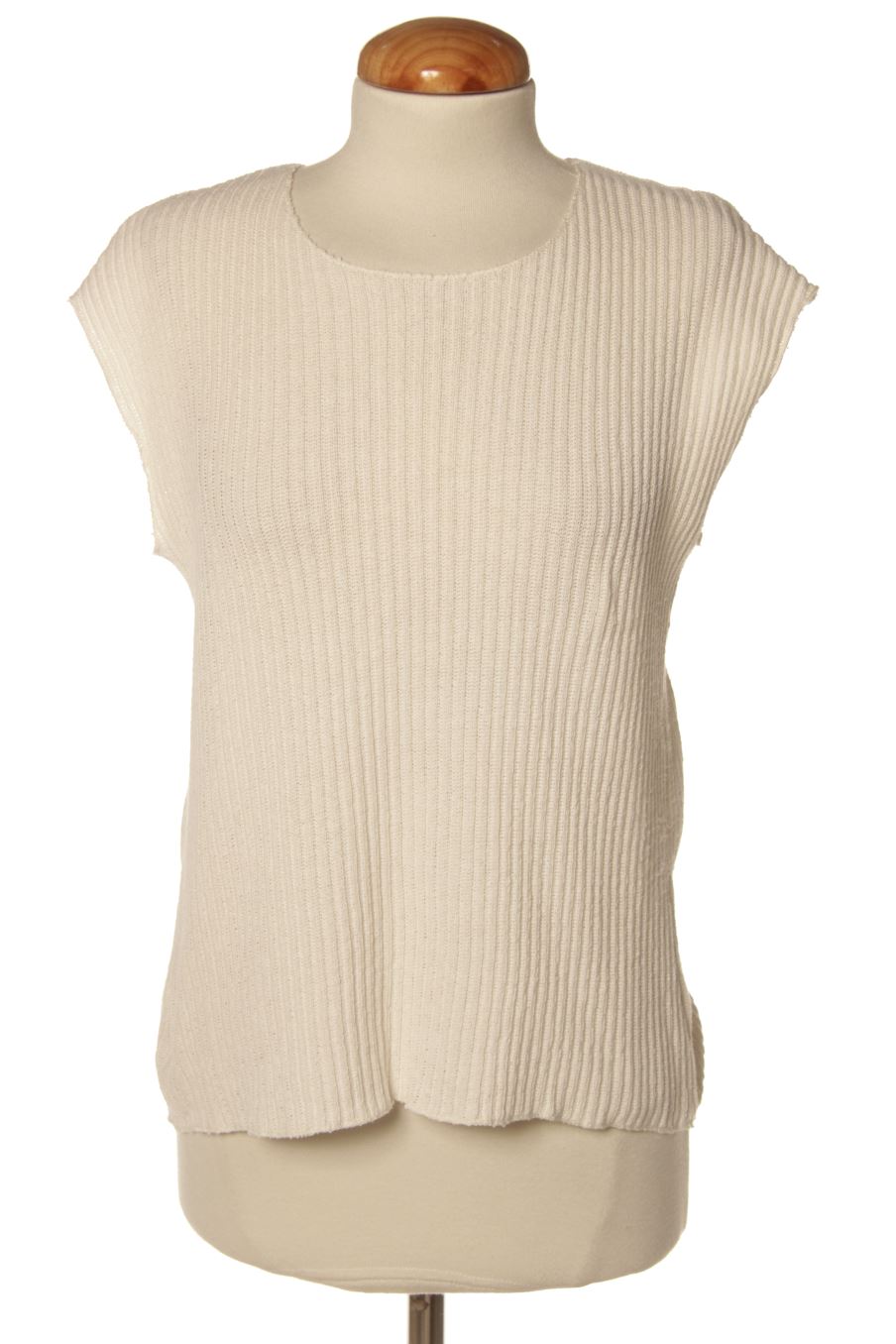 Pull Zara de la taille L, de couleur blanc