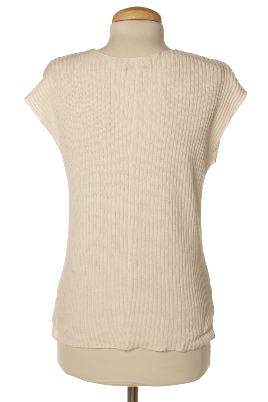 Pull Zara de la taille L, de couleur blanc