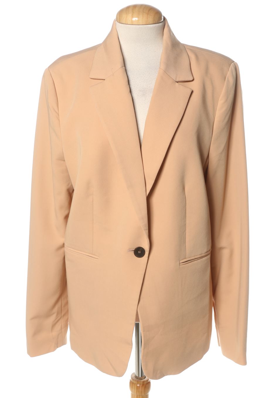 Blazer de Mango de la talla 44, de color beige