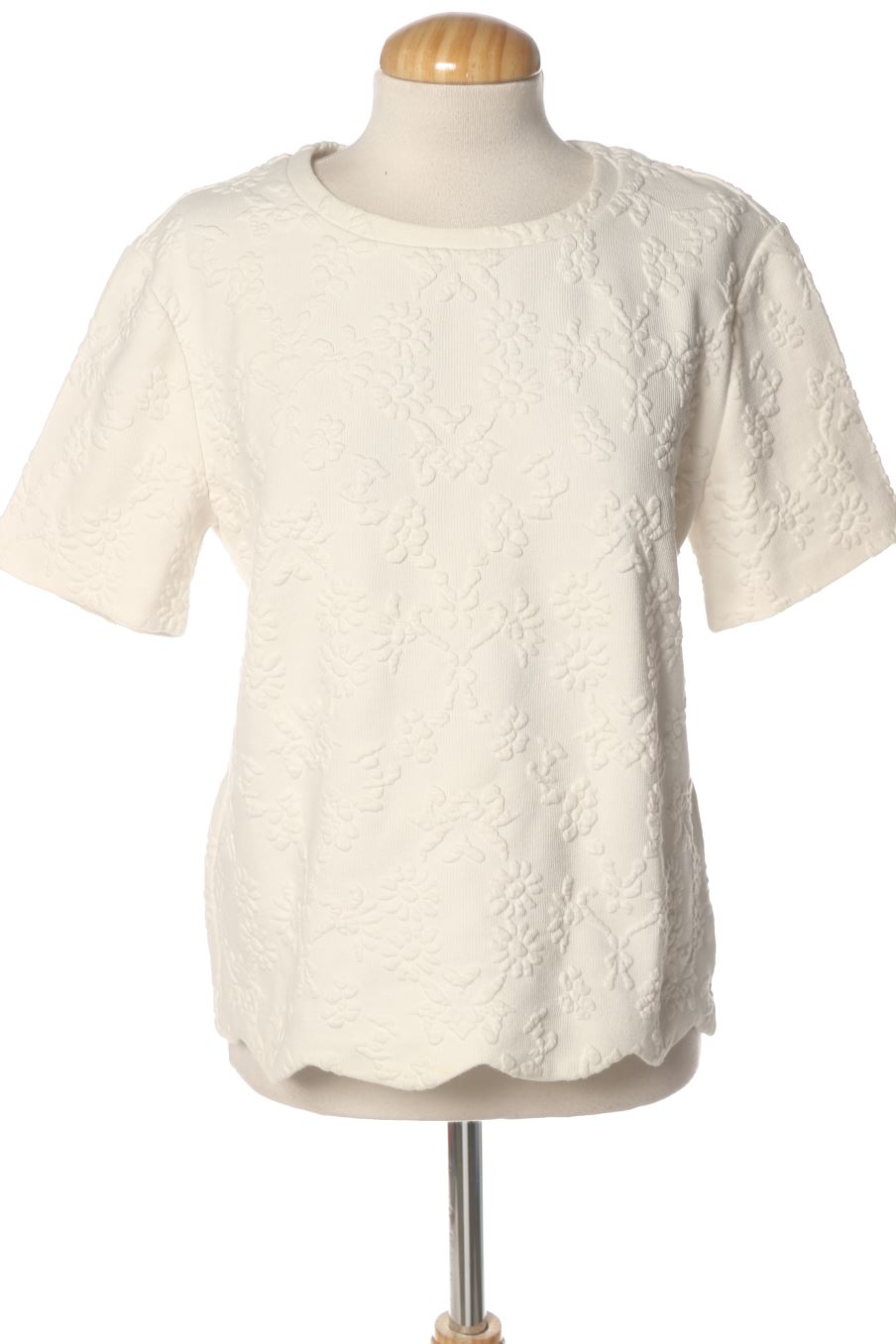 Kurzärmelige Bluse von Armani Jeans Größe 44, Farbe Weiss, für