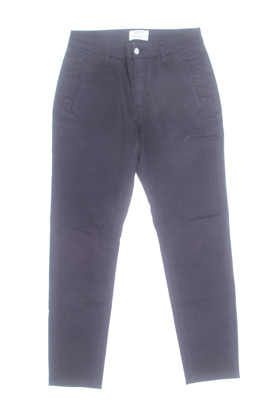 Pantalones de Selected de la talla 34, de color negro