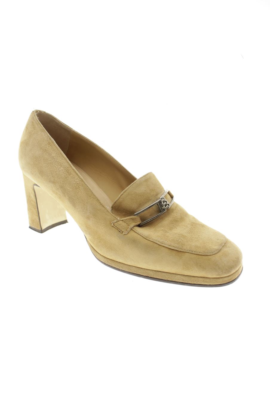 Zapatos de tacon de Paco Herrero de la talla 38, de color marrón de
