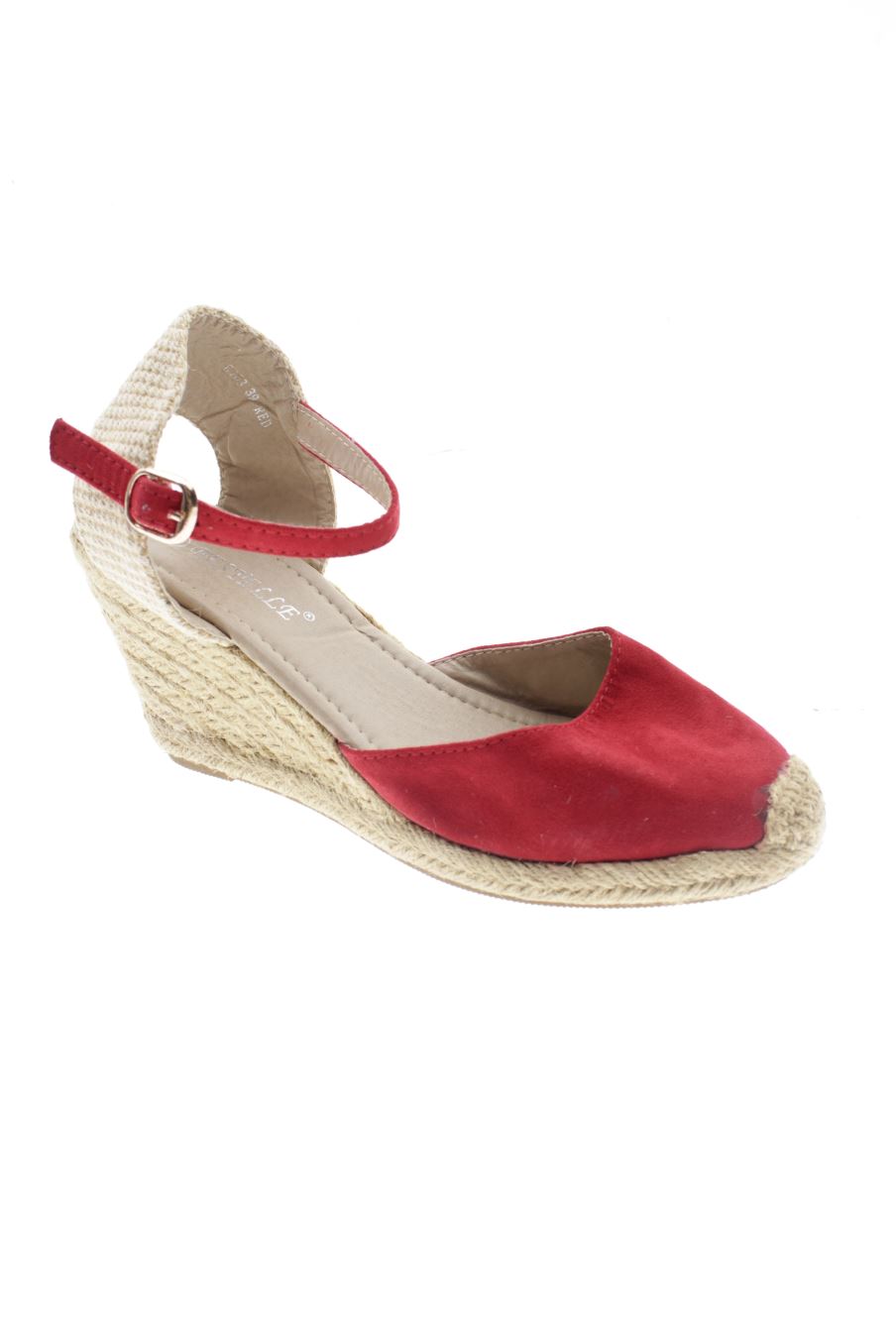 Sandalias tacon de BESTELLE de la talla 39, de color rojo de