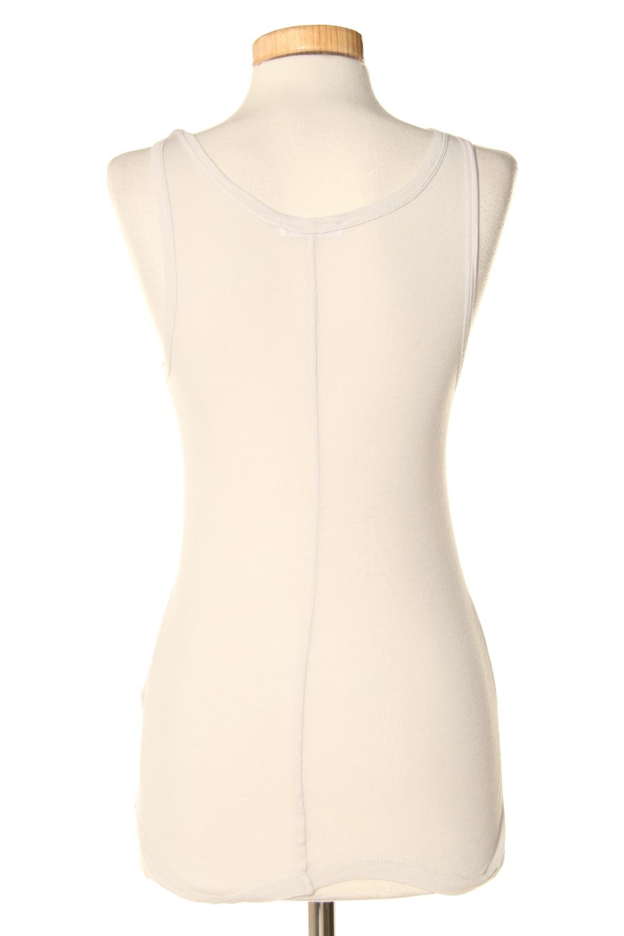 Camiseta sin mangas de Zara de la talla S, de color gris