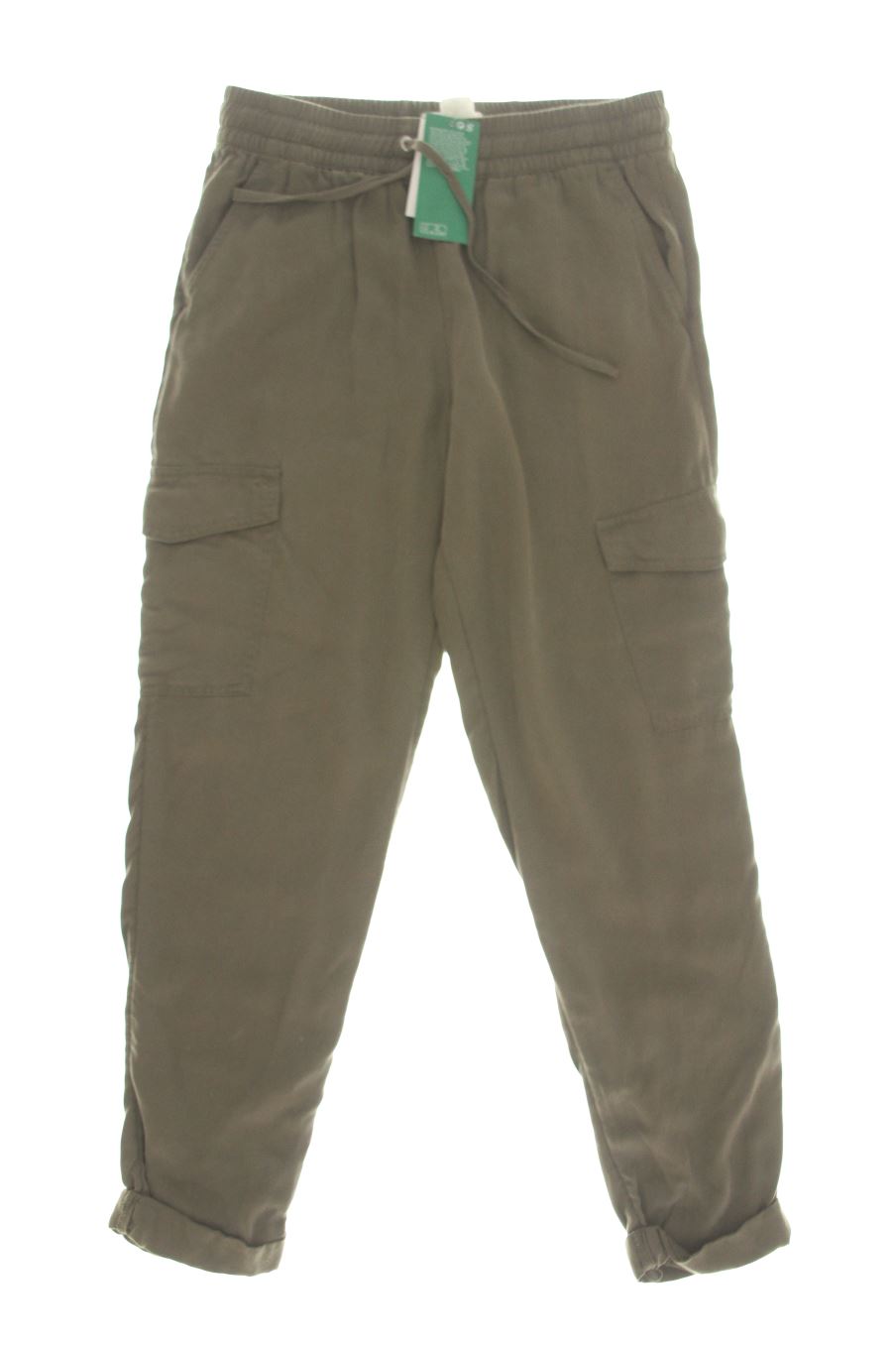 Pantalón Casual de H&M de la talla 36, de color verde