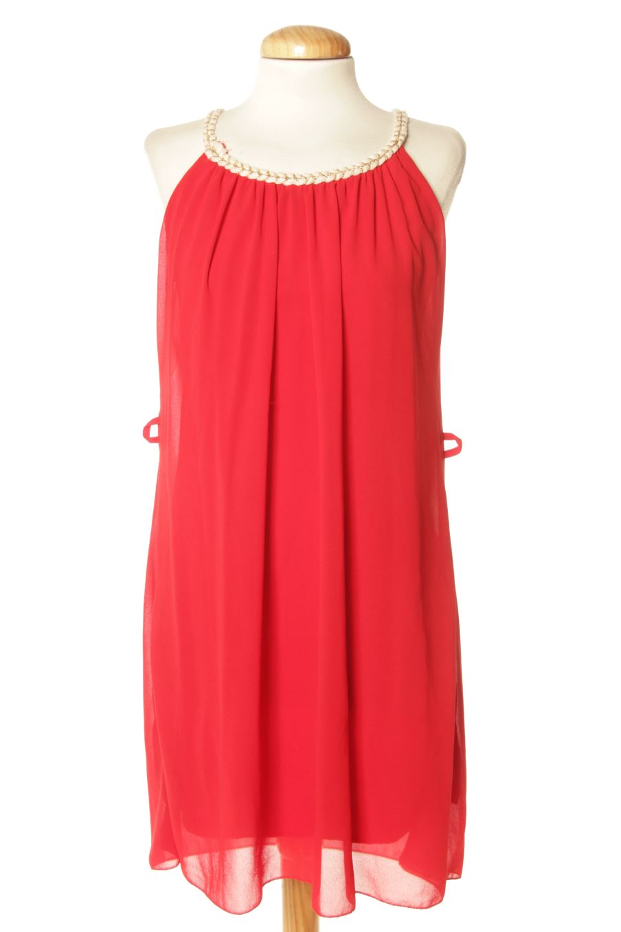 Vestido casual de La Belle Francaise de la talla XS, de color rojo
