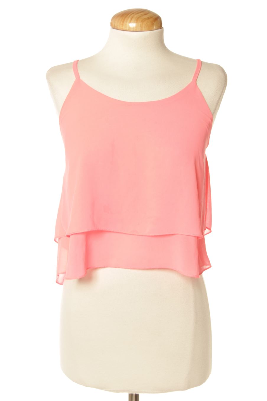 Top de PERCENTIL de la talla XS, de color rosa