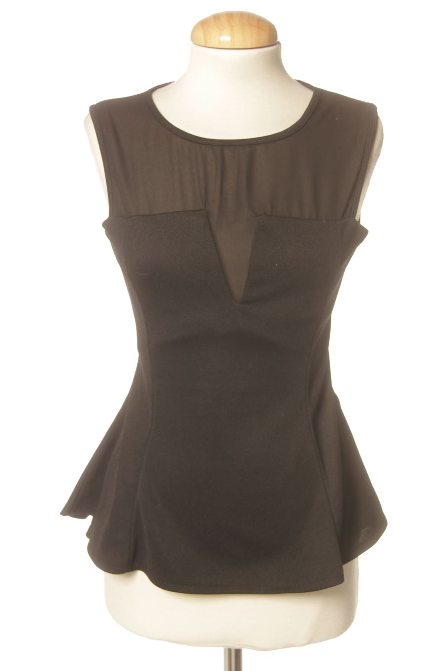 Top My Mélissa de la taille S, de couleur noir