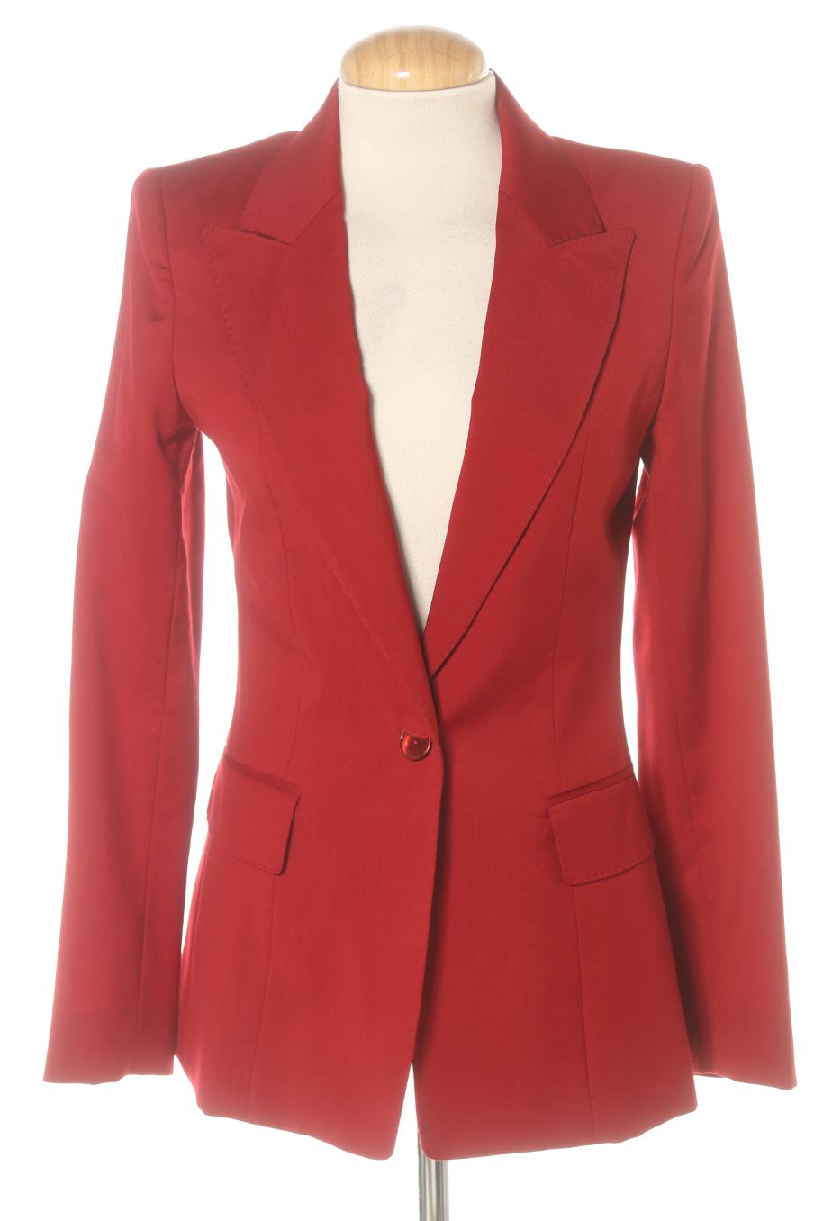 Blazer de Massimo Dutti de la talla 36, de color rojo